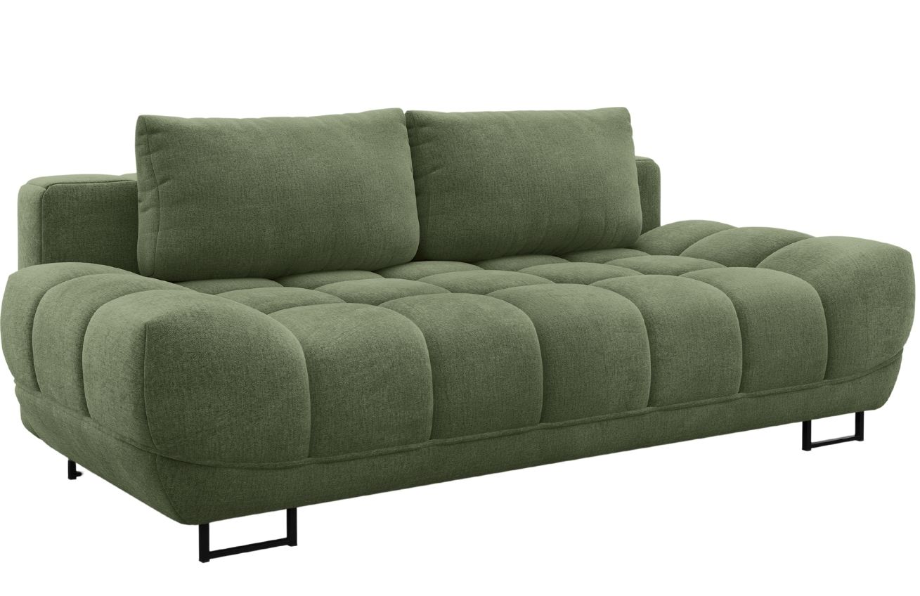 Windsor & Co Zelená rozkládací pohovka Cirrus 215 cm