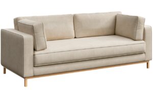 Ame Yens Béžová trojmístná pohovka Celerio 222 cm