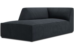 Micadoni Černá manšestrová lenoška Ruby 181 cm