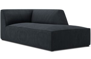 Micadoni Černá manšestrová lenoška Ruby 181 cm