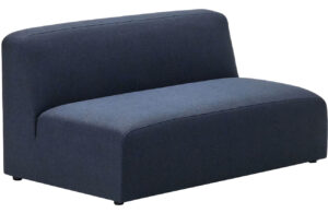 Kave Home Tmavě modrá dvoumístná modulární pohovka Neom 150 cm