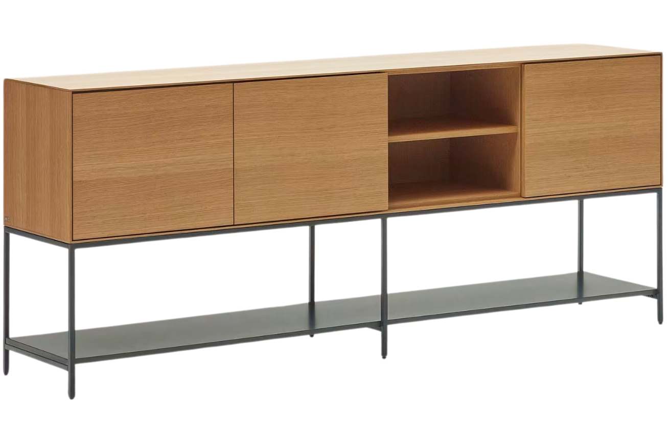 Kave Home Dubová komoda Vedrana 195 x 40 cm