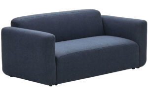Kave Home Tmavě modrá dvoumístná modulární pohovka Neom 188 cm