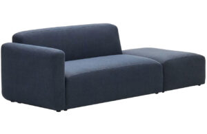 Kave Home Tmavě modrá rohová modulární pohovka Neom 244 cm