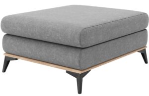 Windsor & Co Šedá podnožka Astre 106 x 78 cm