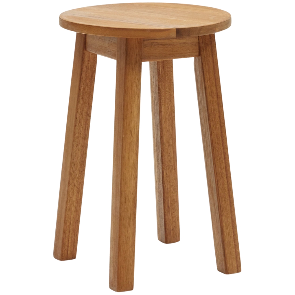 Kave Home Dřevěná zahradní stolička Amel 46 cm
