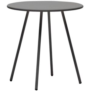 Kave Home Šedý kovový zahradní jídelní stůl Montjoi 70 cm