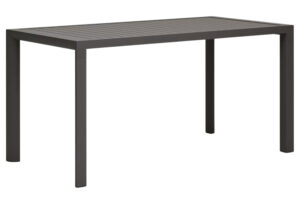 Kave Home Šedý kovový zahradní jídelní stůl Culip 150 x 77 cm