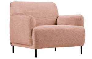 Windsor & Co Růžové křeslo Neso