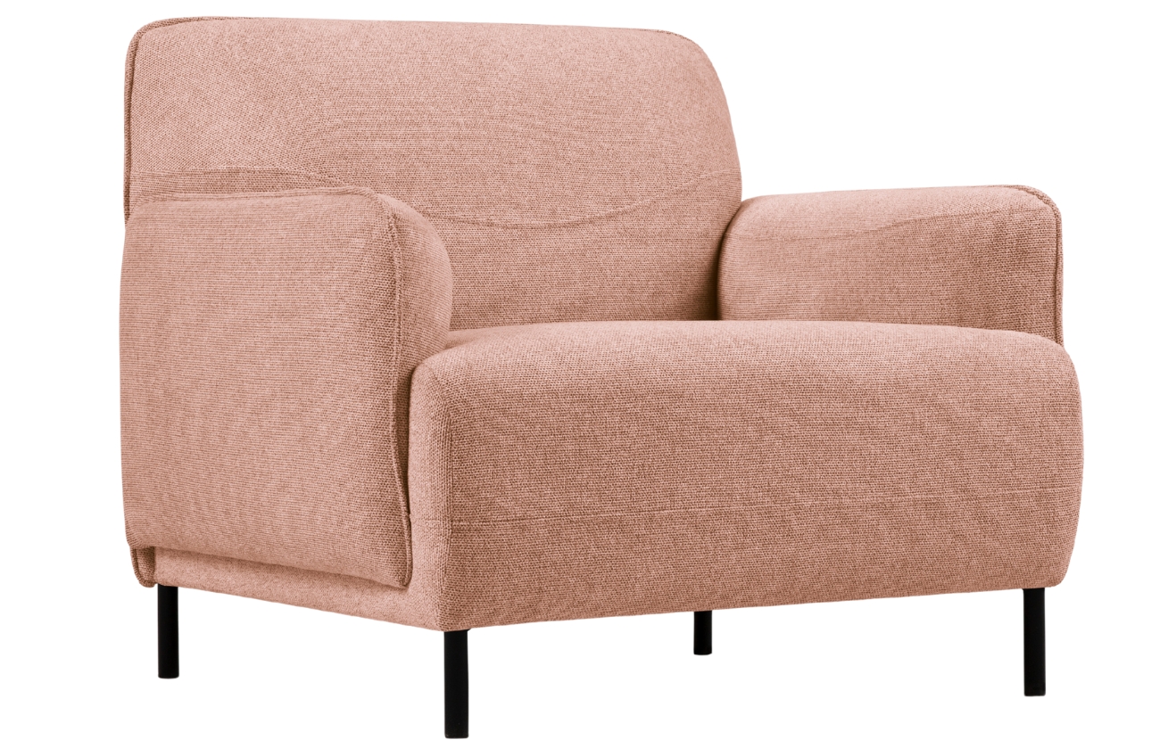 Windsor & Co Růžové křeslo Neso