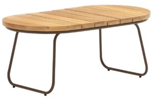 Kave Home Akáciový zahradní konferenční stolek Salguer 100 x 50 cm