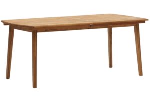 Kave Home Akátový zahradní rozkládací jídelní stůl Thianna 180/240 x 90 cm