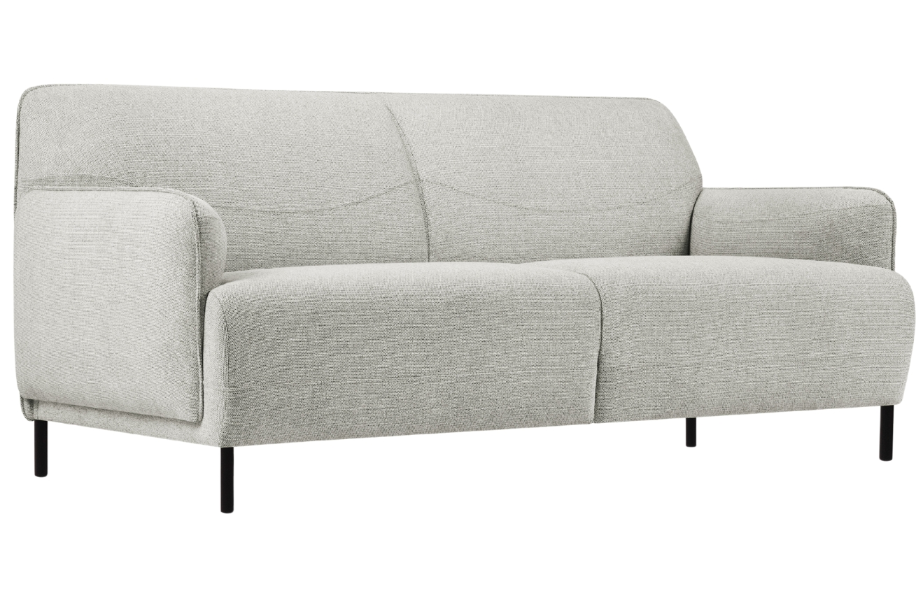 Windsor & Co Světle šedá dvoumístná pohovka Neso 175 cm