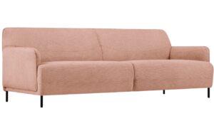 Windsor & Co Růžová třímístná pohovka Neso 235 cm