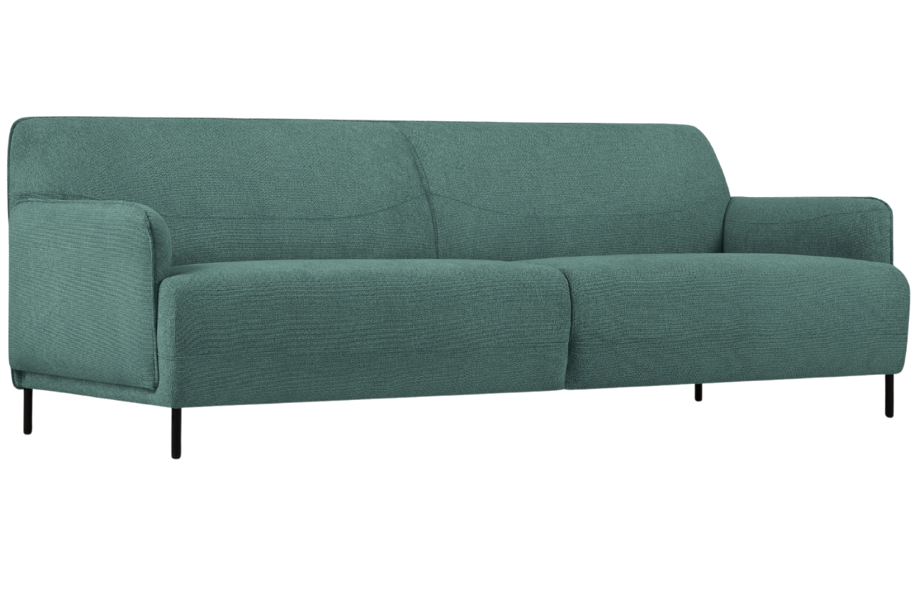 Windsor & Co Tyrkysově modrá třímístná pohovka Neso 235 cm