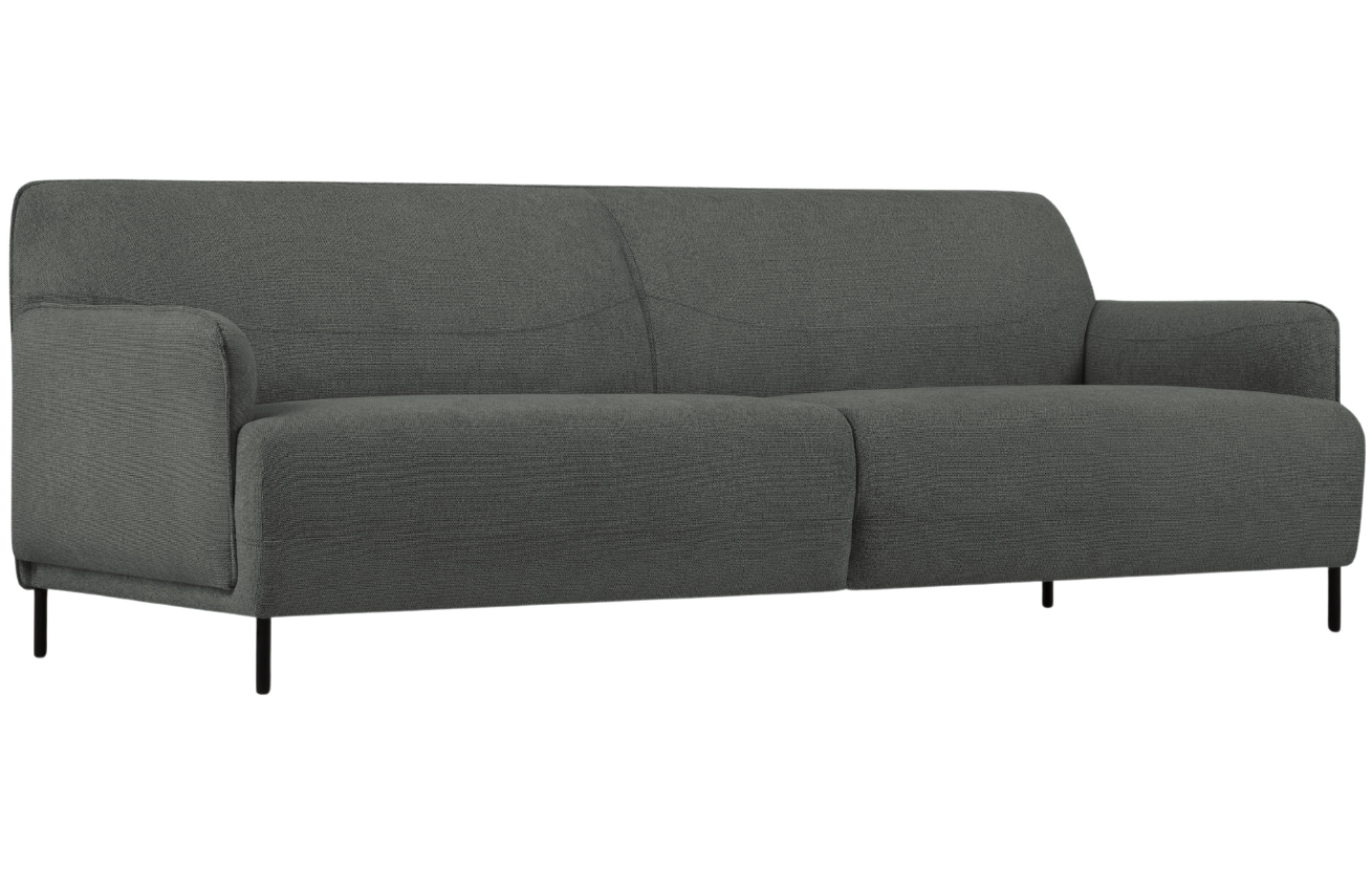 Windsor & Co Šedá třímístná pohovka Neso 235 cm