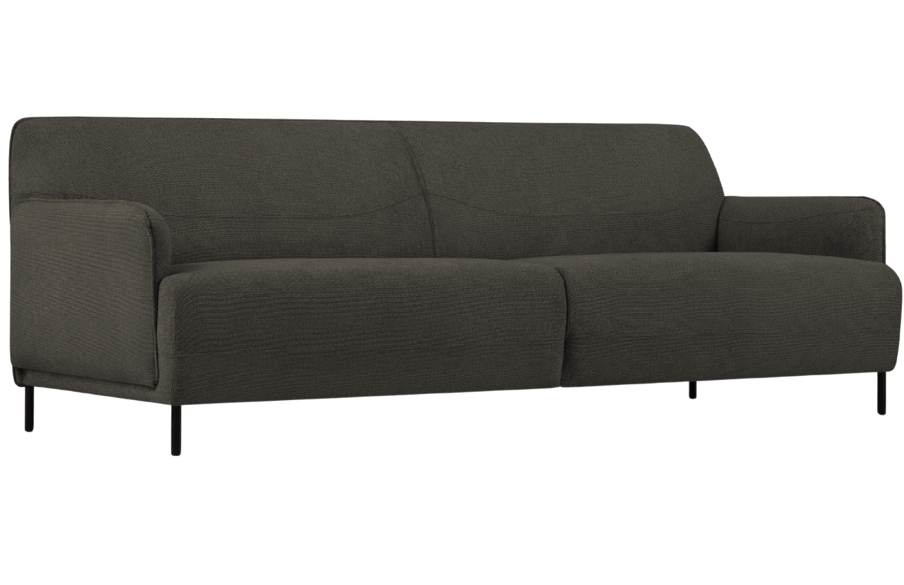Windsor & Co Tmavě šedá třímístná pohovka Neso 235 cm