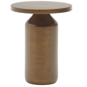 Kave Home Měděný kovový odkládací stolek Malya 41 cm