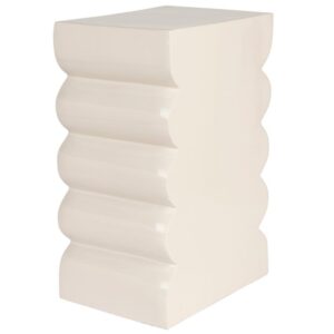 Zuiver Béžová kovová stolička CURVES 45 cm