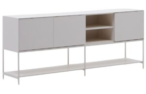 Kave Home Bílá lakovaná komoda Vedrana 195 x 40 cm