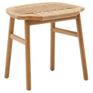 Kave Home Dubová stolička s výpletem Enit 43 cm