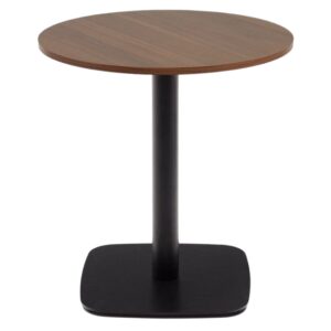 Kave Home Ořechový bistro stolek Dina 70 cm