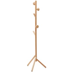 Kave Home Dřevěný stojací věšák Nadue 170 cm
