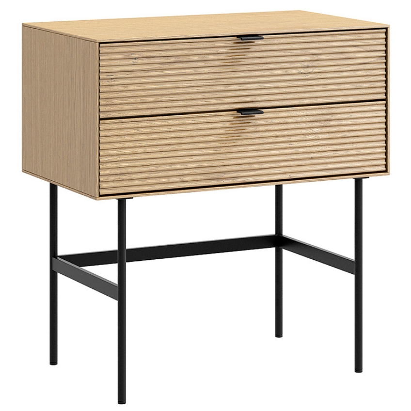 Dubový noční stolek Somcasa Tulsa 60 x 35 cm
