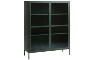 Unique Furniture Kovová vitrína Bronco 140 x 111 cm