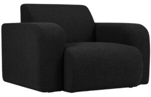 Windsor & Co Černé bouclé křeslo Lola