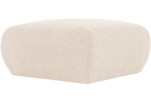 Windsor & Co Béžová bouclé podnožka Lola 75 x 75 cm