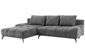 Windsor & Co Tmavě šedá rozkládací pohovka Cirrus 290 cm