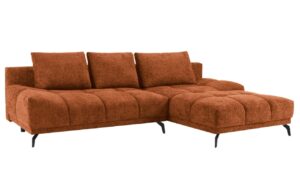 Windsor & Co Terakotově červená rozkládací pohovka Cirrus 290 cm