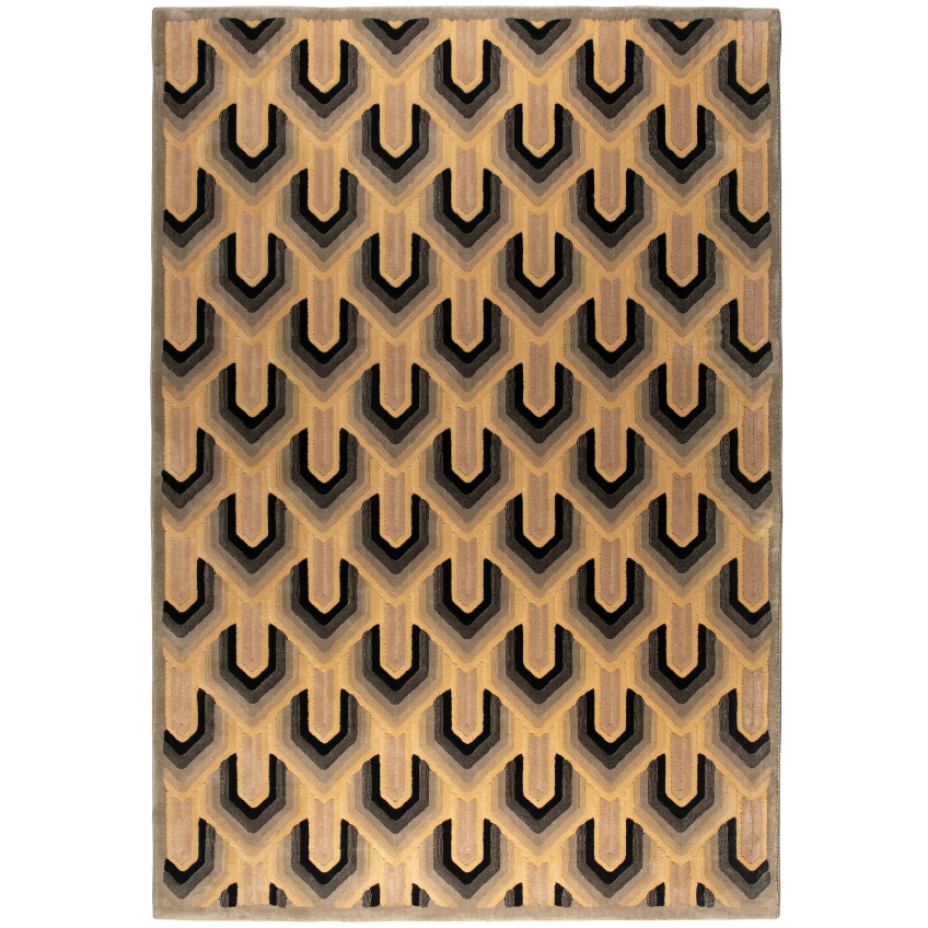 Dutchbone Žlutý koberec LOCKHART 160 x 230 cm