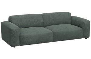 Flexlux Zelená trojmístná pohovka LUCERA 252 cm