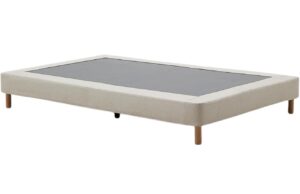 Kave Home Béžová čalouněná jednolůžková postel Ofelia 90 x 200 cm