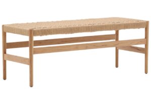 Kave Home Dubová lavice Zaide 120 cm