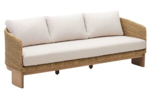 Kave Home Zahradní pohovka z umělého ratanu Xoriguer 222 cm