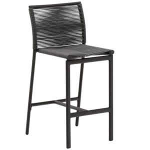 Kave Home Šedá zahradní barová židle Culip 65 cm