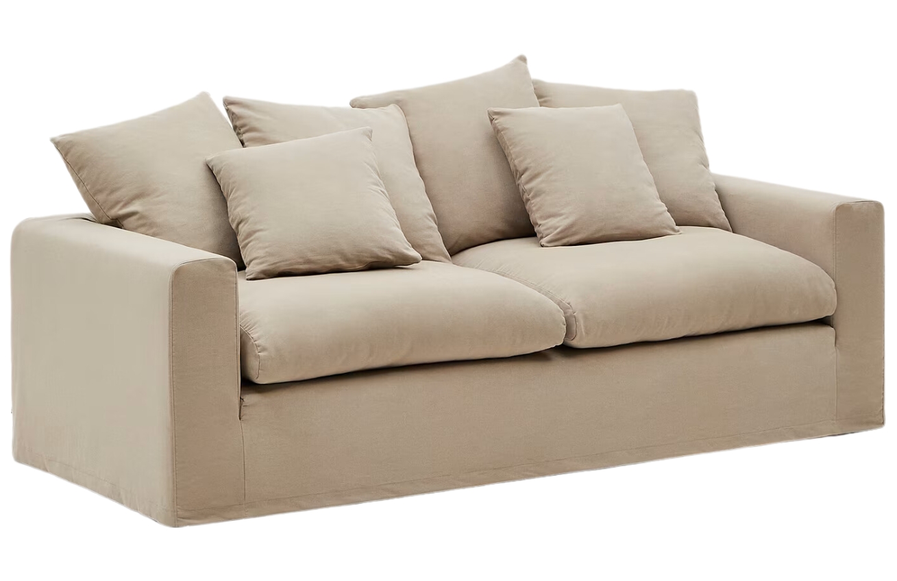 Kave Home Béžová pohovka Nora 240 cm