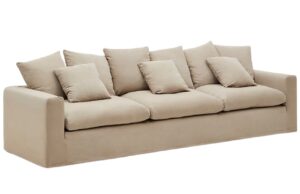 Kave Home Béžová pohovka Nora 340 cm