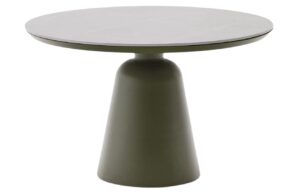 Kave Home Zelený keramický zahradní stůl Tudons 120 cm