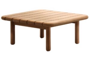 Kave Home Teakový zahradní stolek Turqueta 70 x 70 cm