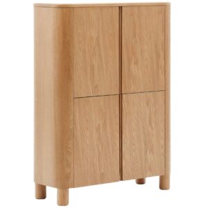 Kave Home Komoda Salaya 100 x 40 cm s dřevěným dekorem