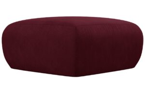 Windsor & Co Bordově červená podnožka Lola 75 x 75 cm