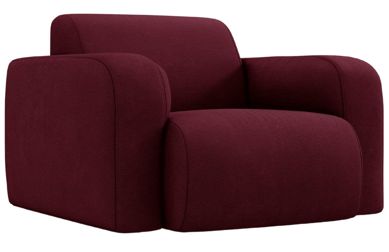 Windsor & Co Bordově červené křeslo Lola