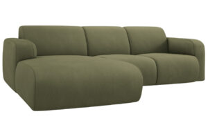 Windsor & Co Světle zelená rohová pohovka Lola 250 cm