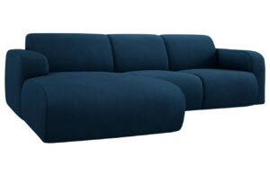 Windsor & Co Královsky modrá rohová pohovka Lola 250 cm