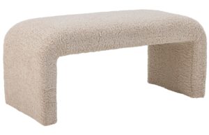 Bloomingville Béžová čalouněná lavice Bobbie 100 cm