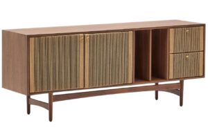 Kave Home Ořechová komoda Elan 180 x 45 cm